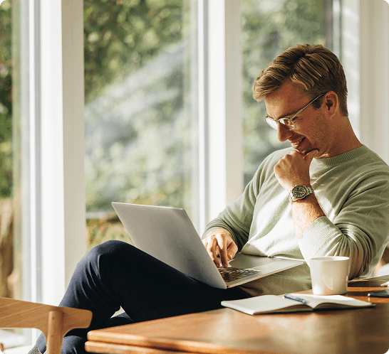 Private sperm donor reviewing application information in a confidential setting